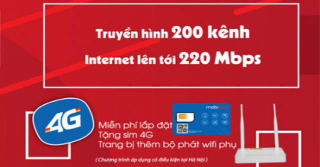 Hanoi customers receive free 4G sim cards from VTVcab