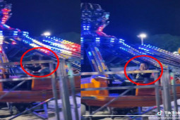 Bạn trẻ - Cuộc sống - Clip: Cậu bé “biến mất” trong 15 giây khi đu quay khiến dân mạng hết hồn