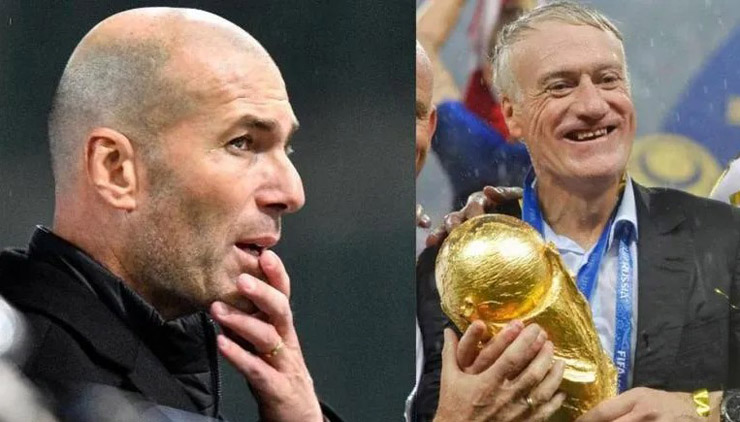 HLV Zidane được phép vừa dẫn PSG, vừa thay Deschamps ở ĐT Pháp