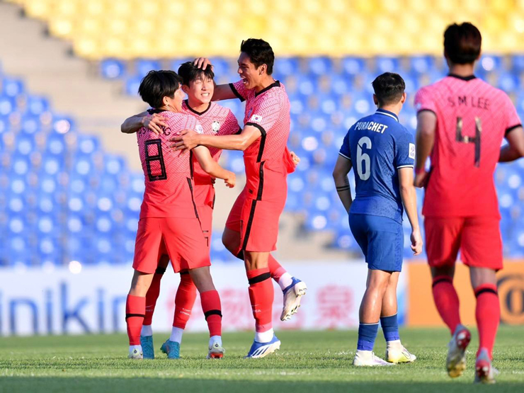 Trực tiếp bóng đá U23 Thái Lan - U23 Hàn Quốc: Go Jaeh Yeon mở tỉ số (U23 châu Á)