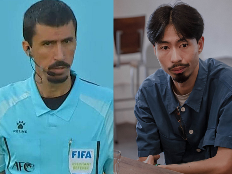 Ca nhạc - MTV - Bất ngờ "người anh thất lạc" của Đen Vâu trên sân trận U23 VN gặp U23 Malaysia