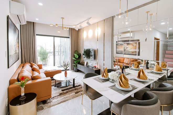 Căn hộ Honas Residence sở hữu view nhìn toàn cảnh ấn tượng và ban công rộng