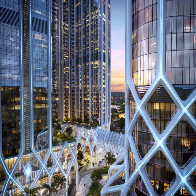 Đồng hành cùng Coteccons là KTS danh tiếng người Italy, Massimo Mercurio và đội ngũ Mercurio Design Lab đã chinh phục hàng loạt công trình lớn tại Châu Á.