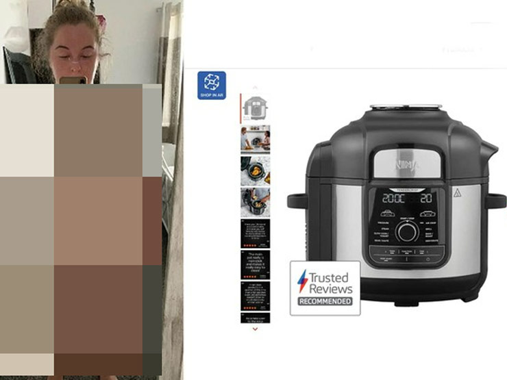 Bạn trẻ - Cuộc sống - Định rao bán nồi chiên không dầu, cô gái "méo mặt" vì đăng nhầm ảnh khỏa thân