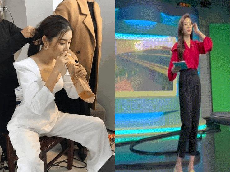 Giải trí - Nữ MC thể thao lộ ảnh hậu trường khiến fan "cười ngất"