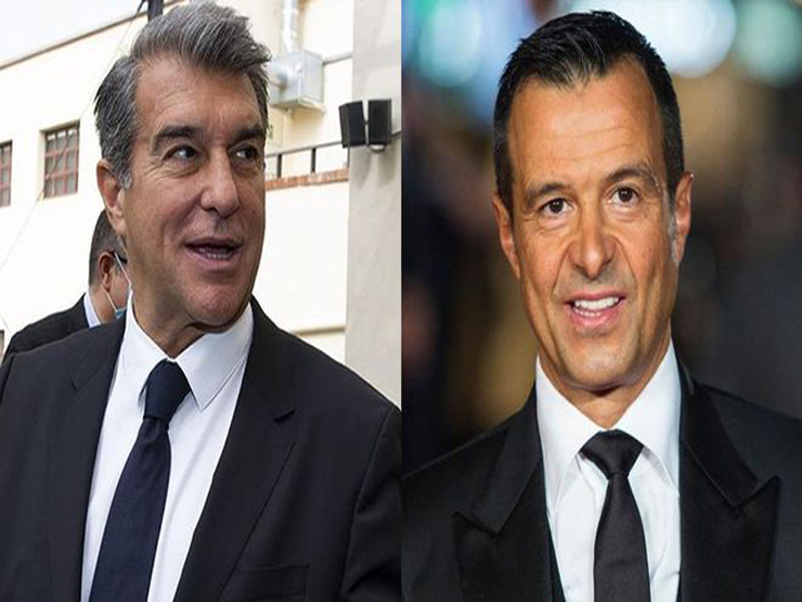 Bóng đá - "Siêu cò" Mendes mời chào Barcelona: Ba "bom tấn" đổ bộ sân Nou Camp hè này?