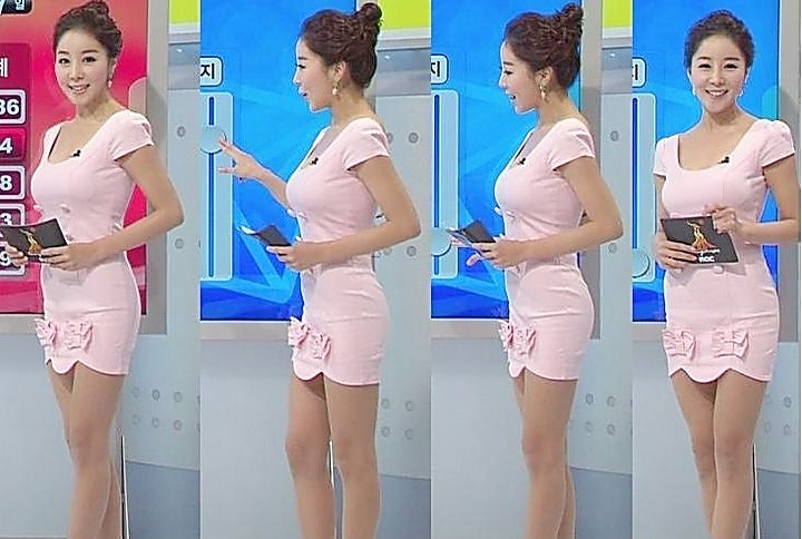 Không riêng gì Kim Na Young, váy bodycon cũng được rất nhiều MC thời tiết khác ưa chuộng vì đơn giản, làm nổi bật đường cong.