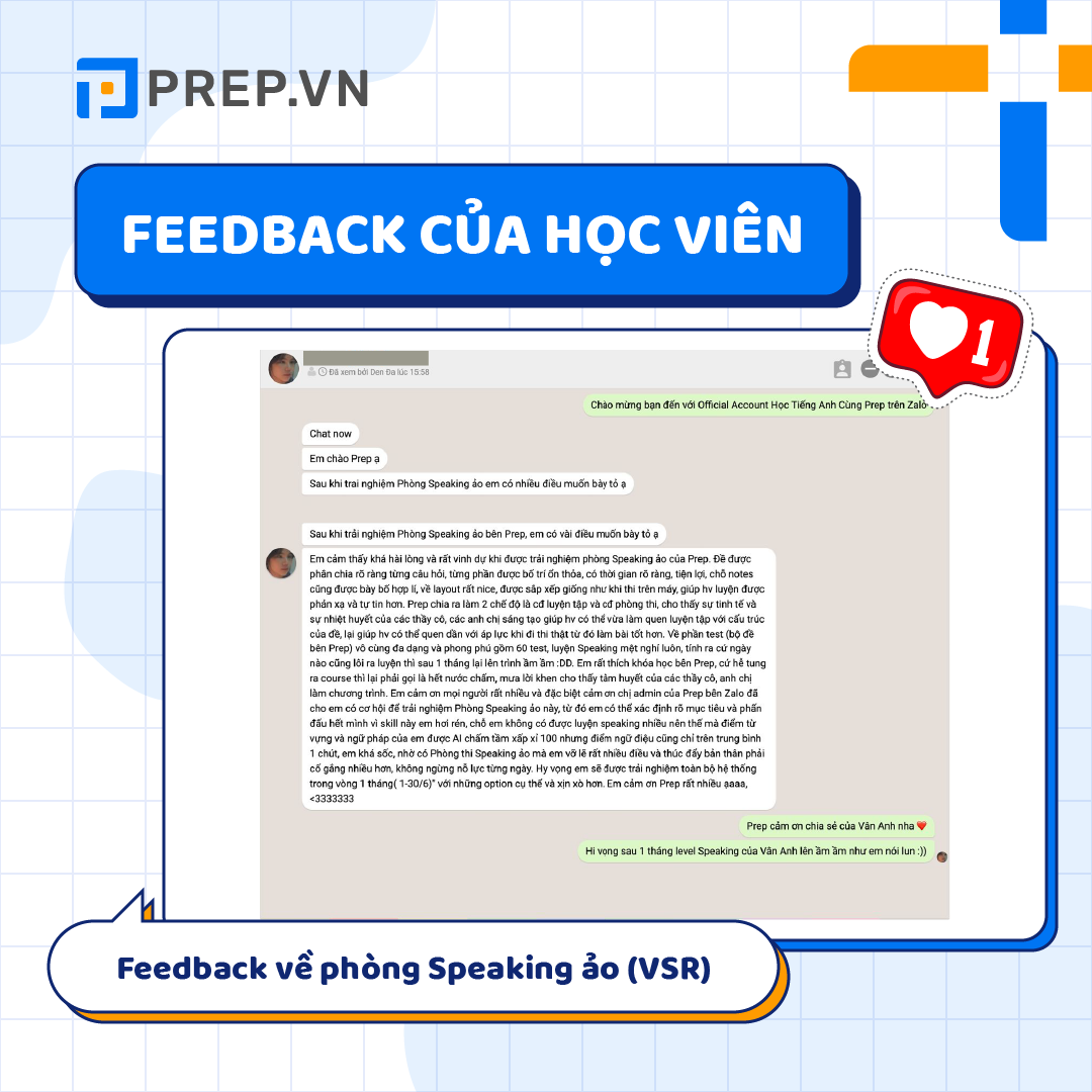 Học viên quyết tâm chiến đấu hết mình với Speaking (Nói) nhờ phòng thi Speaking ảo (VSR)