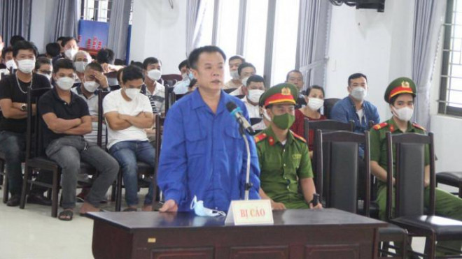Bị cáo Nguyễn Mỹ tại phiên tòa