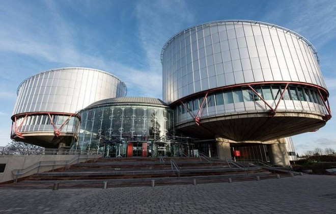 Trụ sở Tòa án Nhân quyền châu Âu. Ảnh: EPA-EFE