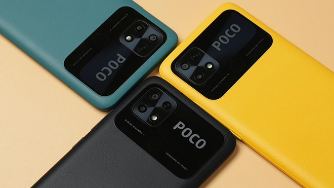 POCO Việt Nam chính thức giới thiệu POCO C40 với ba phiên bản màu: đen, vàng và xanh.
