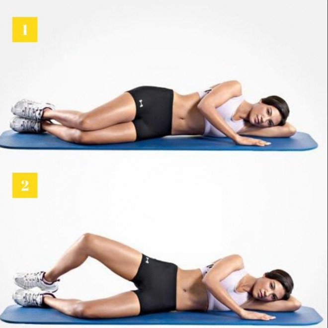 Động tác vỏ sò giúp đôi chân dẻo dai và săn chắc cơ bắp.