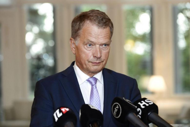 Tổng thống Phần Lan Sauli Niinisto. Ảnh: Reuters