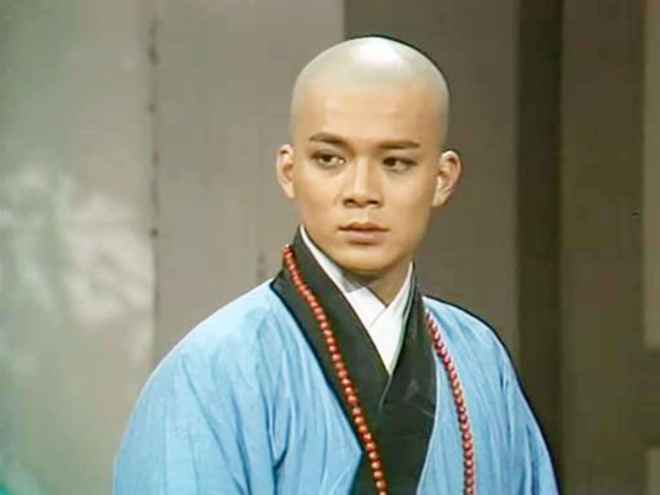 Tạo hình nhân vật Hư Trúc của Huỳnh Nhật Hoa trong "Thiên long bát bộ" năm 1982.