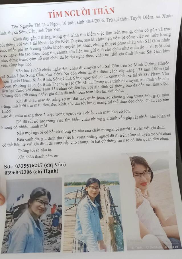 Thông tin tìm người thân của gia đình ông Hương