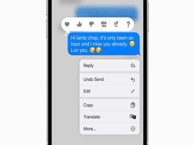 iOS 16 cho “biến tấu” và “thu hồi” nội dung tin nhắn iMessage