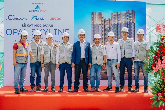 Đại diện Tập đoàn Đất Xanh đã gửi lời tri ân đến Ban chỉ huy dự án, cũng như toàn thể cán bộ nhân viên của các đơn vị đối tác.