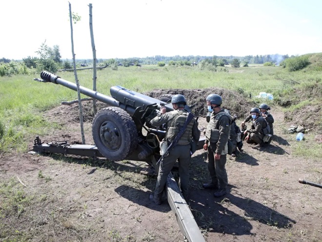 Quân đội Ukraine đang có dấu hiệu hụt hơi trong cuộc xung đột với Nga ở miền đông.