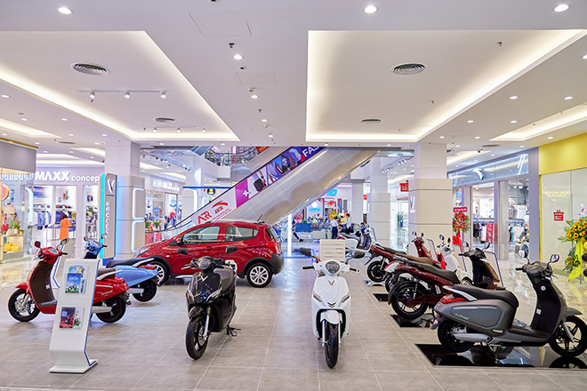 Showroom 3S của VinFast tại Bạc Liêu trưng bày đa dạng dải sản phẩm ô tô và xe máy