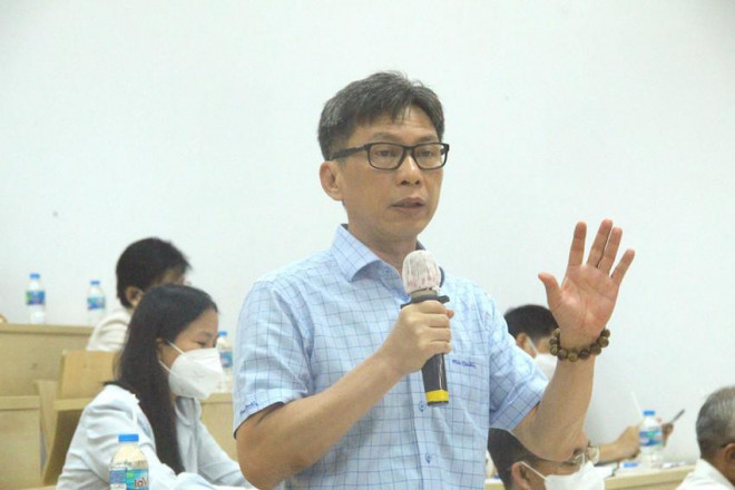 Giám đốc Sở KH&CN TP Nguyễn Việt Dũng phát biểu tại toạ đàm. Ảnh: Lê Thoa