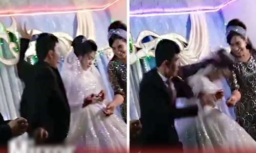 Chơi thắng chú rể, cô dâu bị đánh đập ngay trong đám cưới - 1