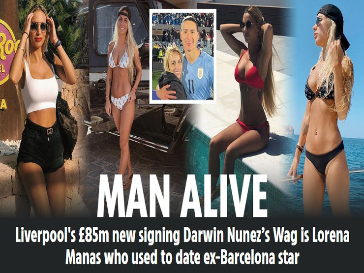 Bóng đá - "Máy bay" vạn người mê của "bom tấn" Nunez, từng sinh con cho sao Barca