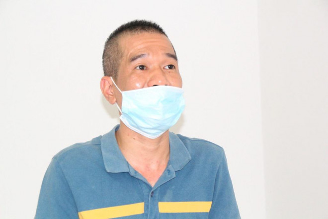 Lê Thanh Hải tại cơ quan công an - Ảnh: Công an cung cấp