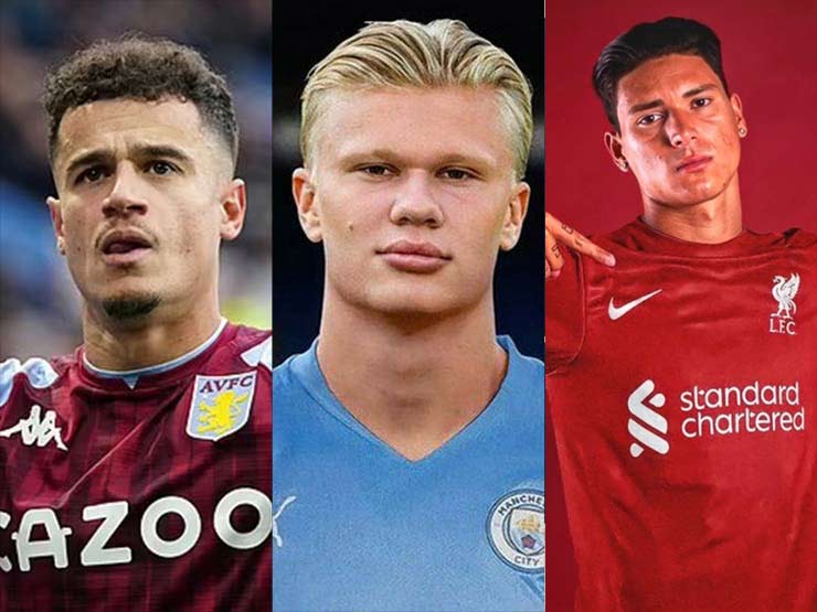 Top 5 vụ chuyển nhượng đã hoàn tất ”ngon” nhất: Haaland, Nunez, Coutinho