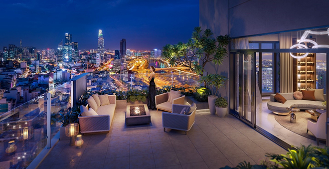 Tầm nhìn đắt giá của The Grand Manhattan (Ảnh: Novaland)