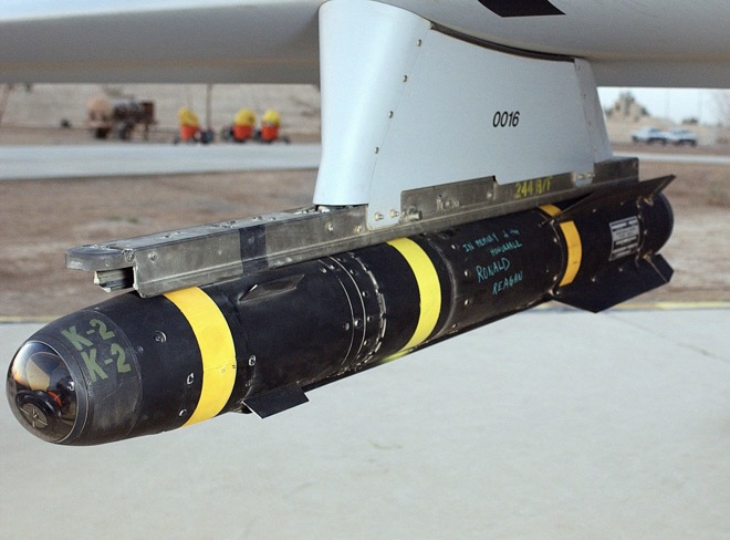 Mỗi chiếc MQ-1C có thể mang theo tối đa&nbsp;4 tên lửa.
