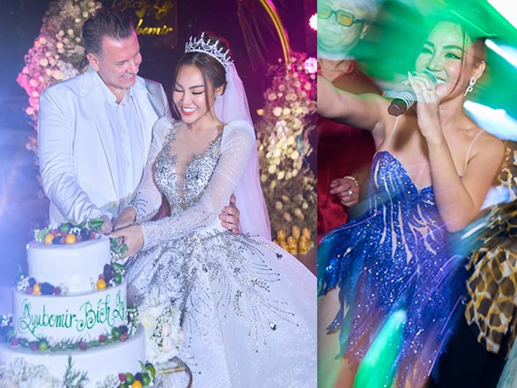 Đời sống Showbiz - Đám cưới riêng tư trong biệt thự ven sông Sài thành của "mỹ nhân Bolero" và ông xã ngoại quốc