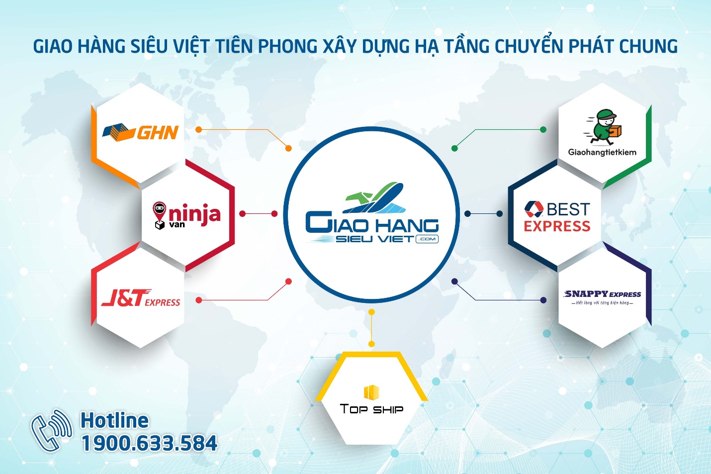 Hạ tầng chuyển phát chung giúp tối ưu chất lượng dịch vụ vận chuyển