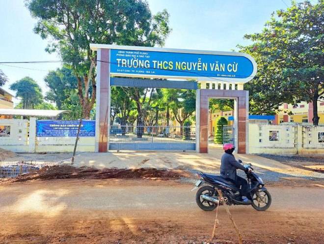 Trường THCS Nguyễn Văn Cừ nơi ông Thành công tác.