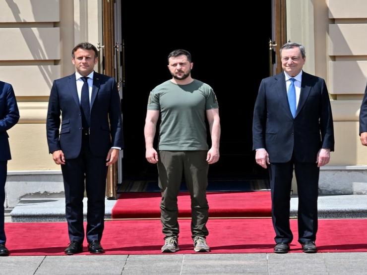 Thế giới - 4 nhà lãnh đạo châu Âu xuất hiện ở Kiev: Nga lên tiếng