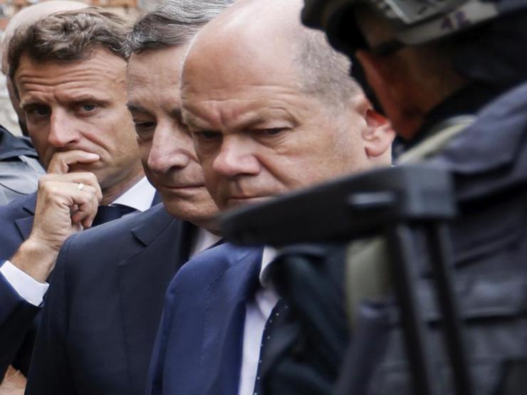 Thế giới - 3 "ông lớn" châu Âu đến Kiev: Hội tụ trong chia rẽ?