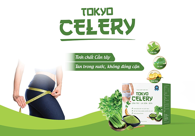 Tinh chất cần tây Tokyo Celery - đẹp dáng, sáng da