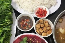 Ẩm thực - Món ngon cuối tuần: Cách nấu lẩu bò mắm ruốc đặc sản Bình Dương