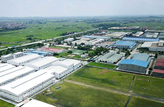 Bắc Ninh đang dẫn đầu miền Bắc với tổng diện tích khu công nghiệp là 5.797 ha