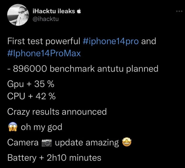 Tin đồn về cặp&nbsp;iPhone 14 Pro.