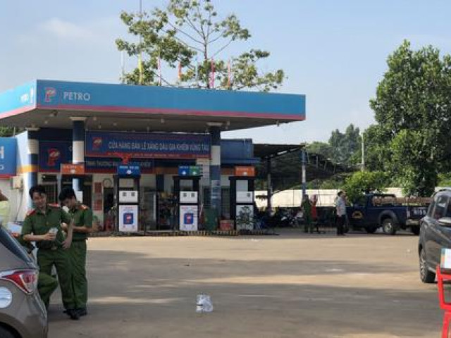 Pháp luật - Công an đang phong tỏa, khám xét cây xăng ở Bà Rịa-Vũng Tàu