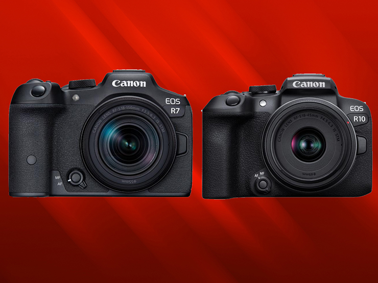 Canon EOS R7 và R10.
