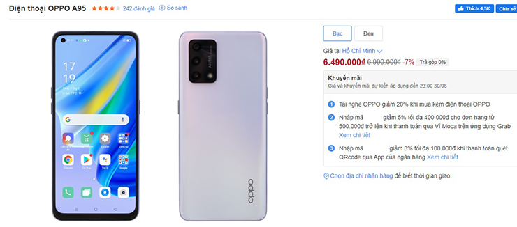 Oppo A95.