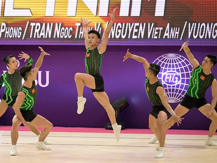Thể thao - Thể thao Việt Nam gây "địa chấn" giải vô địch Aerobic thế giới 2022