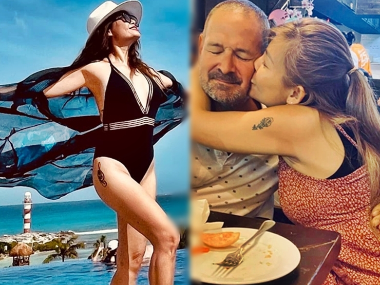 Đời sống Showbiz - Ngọc Anh 3A “bơi trong hạnh phúc” với chồng Tây, lần đầu bật khóc vì biến cố