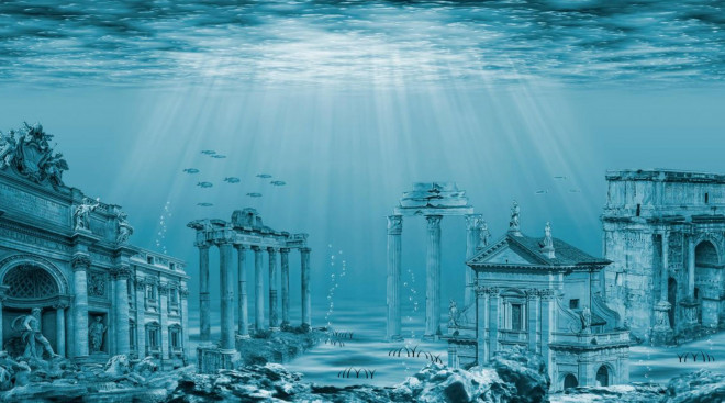 Thị trấn cổ chìm dưới biển được ví là "Atlantis" của Yorkshire. Ảnh minh hoạ: Mirror&nbsp;