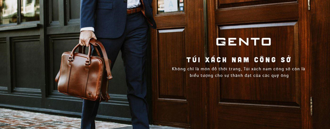 Cặp da nam công sở Gento - Định hình phong cách quý ông