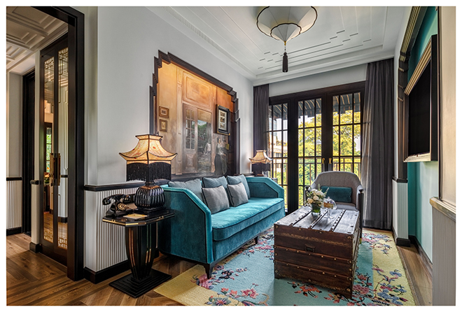 Khách sạn&nbsp;sở hữu lối kiến trúc cổ điển cùng không gian đậm chất nghệ thuật