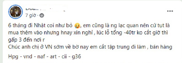 Nhiều nhà đầu tư chứng khoán không ngại chia sẻ khoản lỗ sâu của mình - Ảnh chụp màn hình