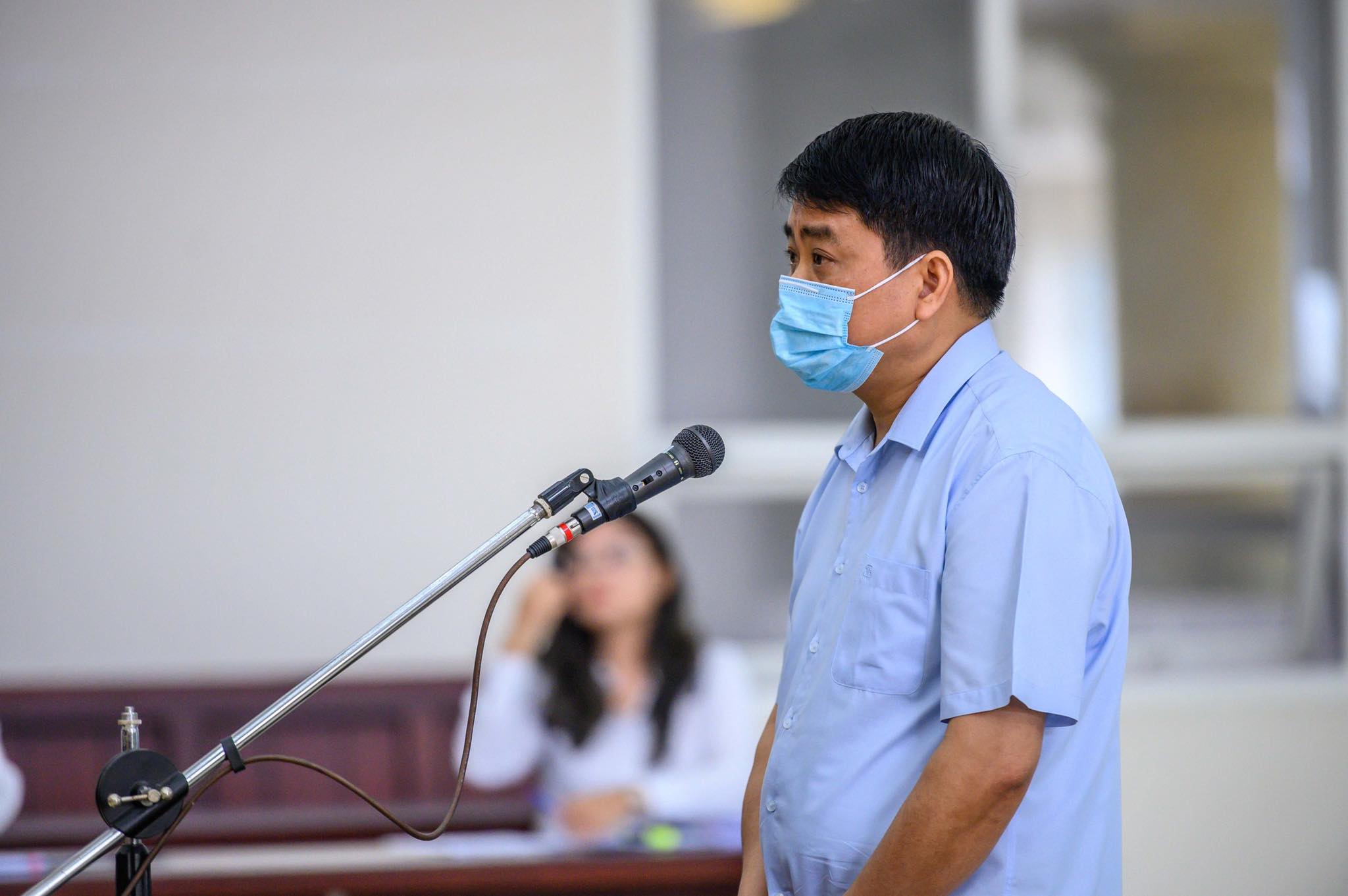 Cựu Chủ tịch UBND TP.Hà Nội tại phiên toà.