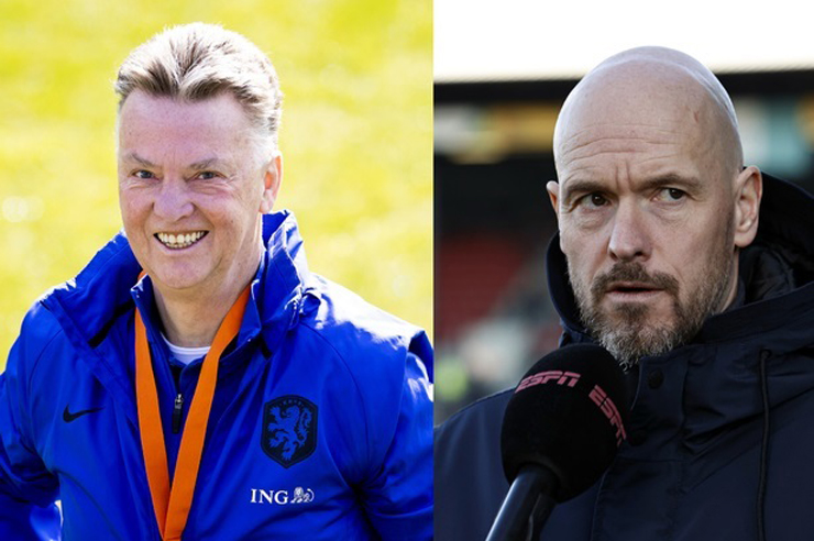 Ten Hag khó chịu với&nbsp;những phát biểu của Van Gaal